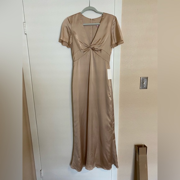 New Show me your mumu Rome dress champagne - Picture 3 of 3